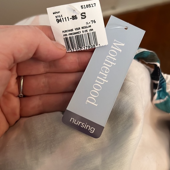 NWT Motherhood Maternity Nursing tropical maxi dress - Picture 4 of 6